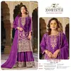 10088 A To D By Zorista Chinon Silk Readymade Suits Wholesalers In Delhi